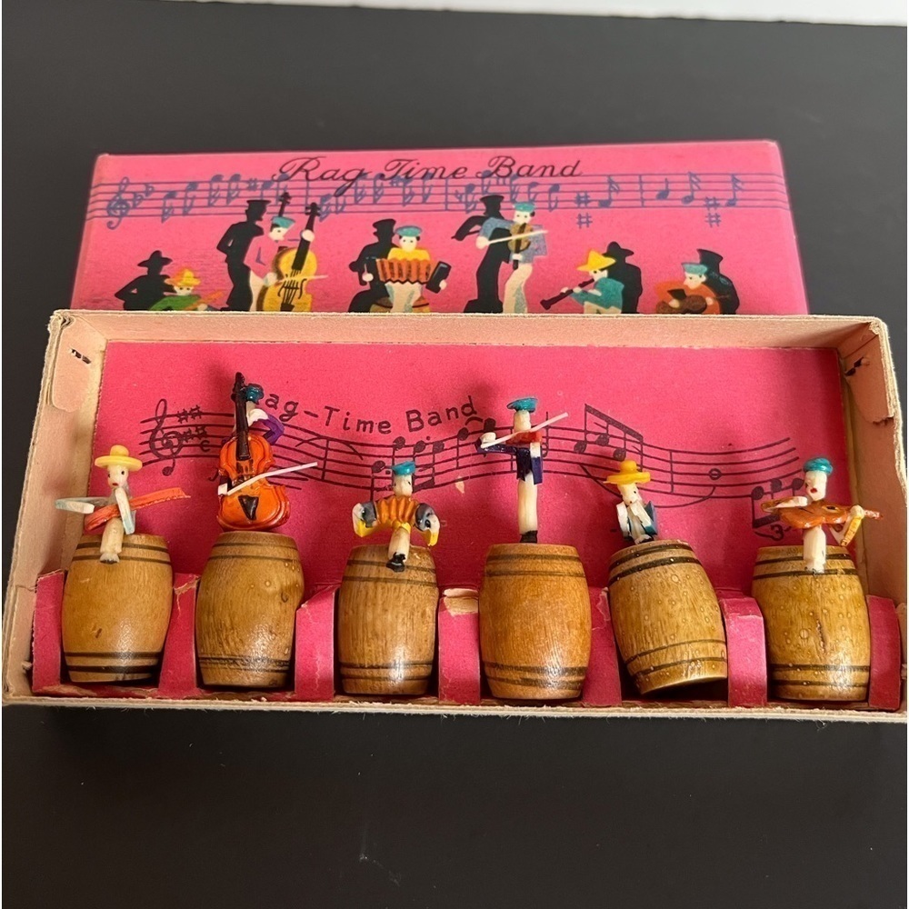 Antique Toy Tiny “Rag Time Band” in original box